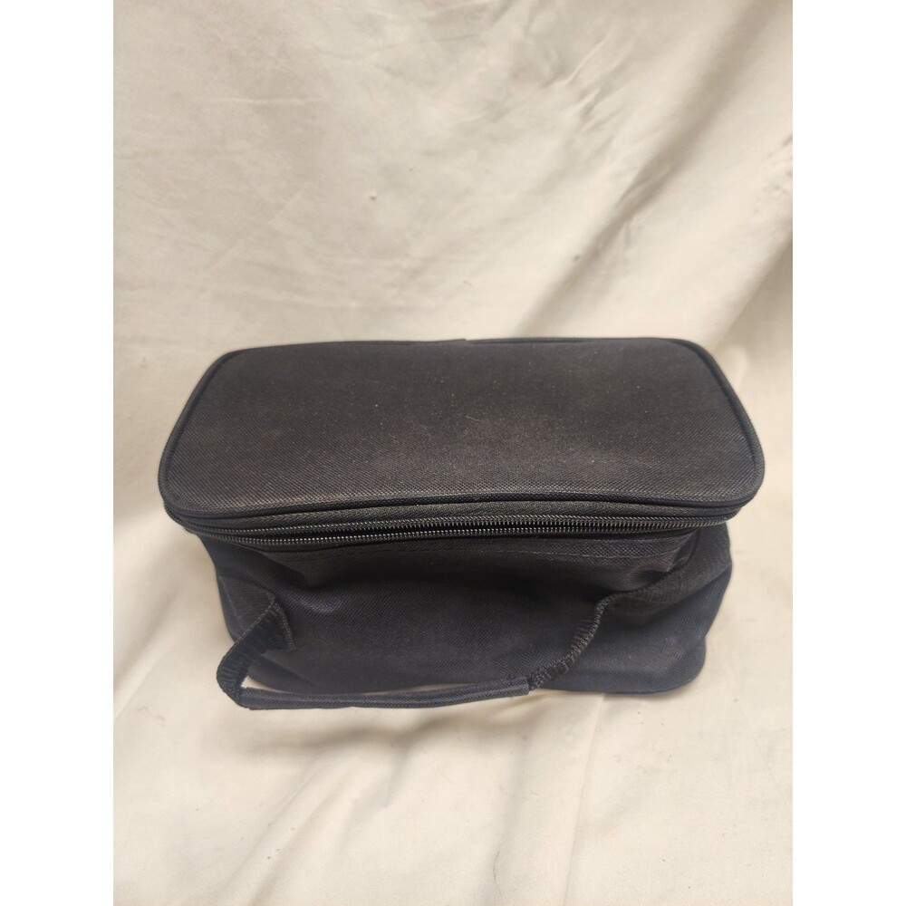 Black Insulated Lunch Bag Cooler Tote With Handle
